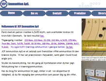 Tablet Screenshot of jcpammo.dk